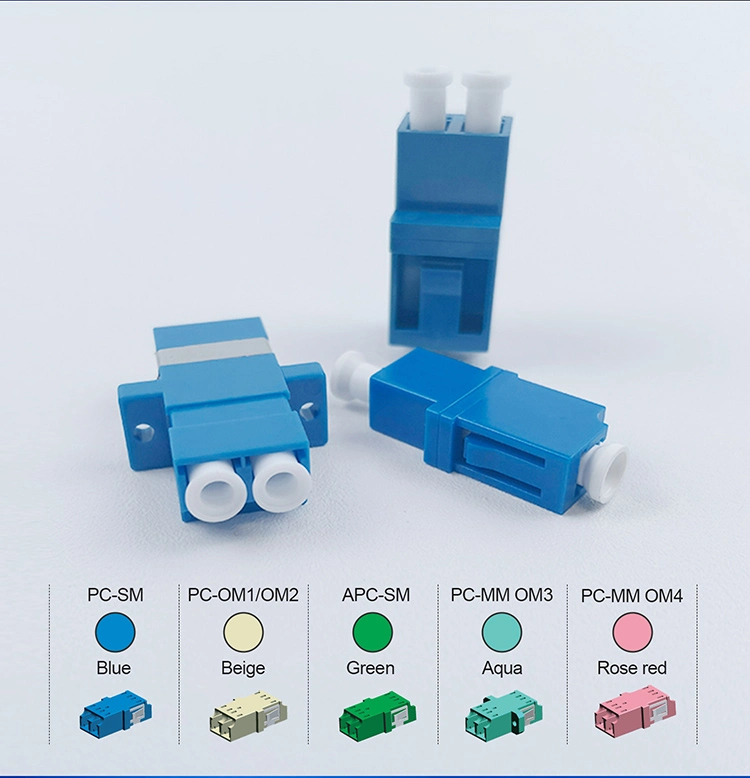 Factory Directly Supply Cheap Price New Type Sc LC Upc APC Simplex Duplex FTTH Optic Fiber Flange Adapters