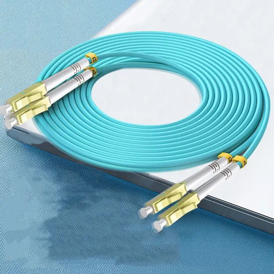 LC-LC Multimode Duplex Om3 3m 50/125 Fiber Optic Patch Cord
