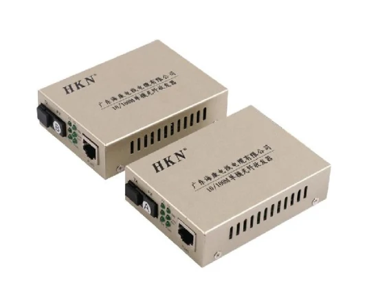 Convertitore multimediale in fibra ottica con porta RJ45 monomodale per rete Ethernet 10/100 m