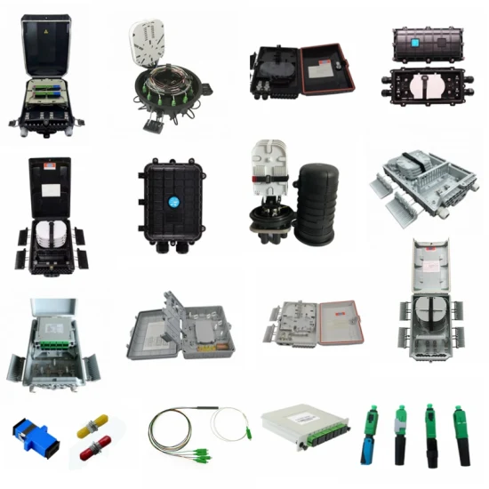 Scatola di distribuzione dello sdoppiatore di giunzione della scatola di connessione del terminale di collegamento dell'alloggiamento in fibra ottica FTTH FTTX