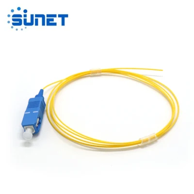 Campione gratuito di codino in fibra di vetro Sc/UPC Yellow Tight Buffer