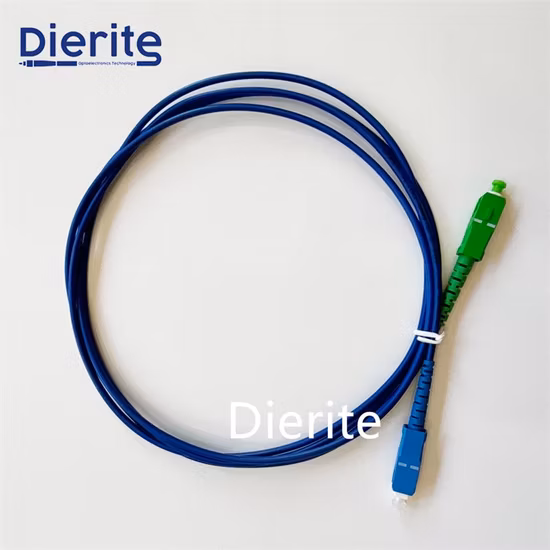 Cavo di toppa in fibra ottica Sc/FC/LC/St/Mu/MPO Sx/Dx del rifornimento della fabbrica Cavo di toppa in fibra ottica
